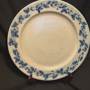 Salmon Falls Pottery Stoneware Vintage Blueberry Dinner Plate 10.5”